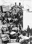 Magazzini Generali di Padova in via Rismondo, negli anni '30.Carico e scarico delle merci sui vagoni in arrivo dalla vicina stazione ferroviaria (Antonella Billato)